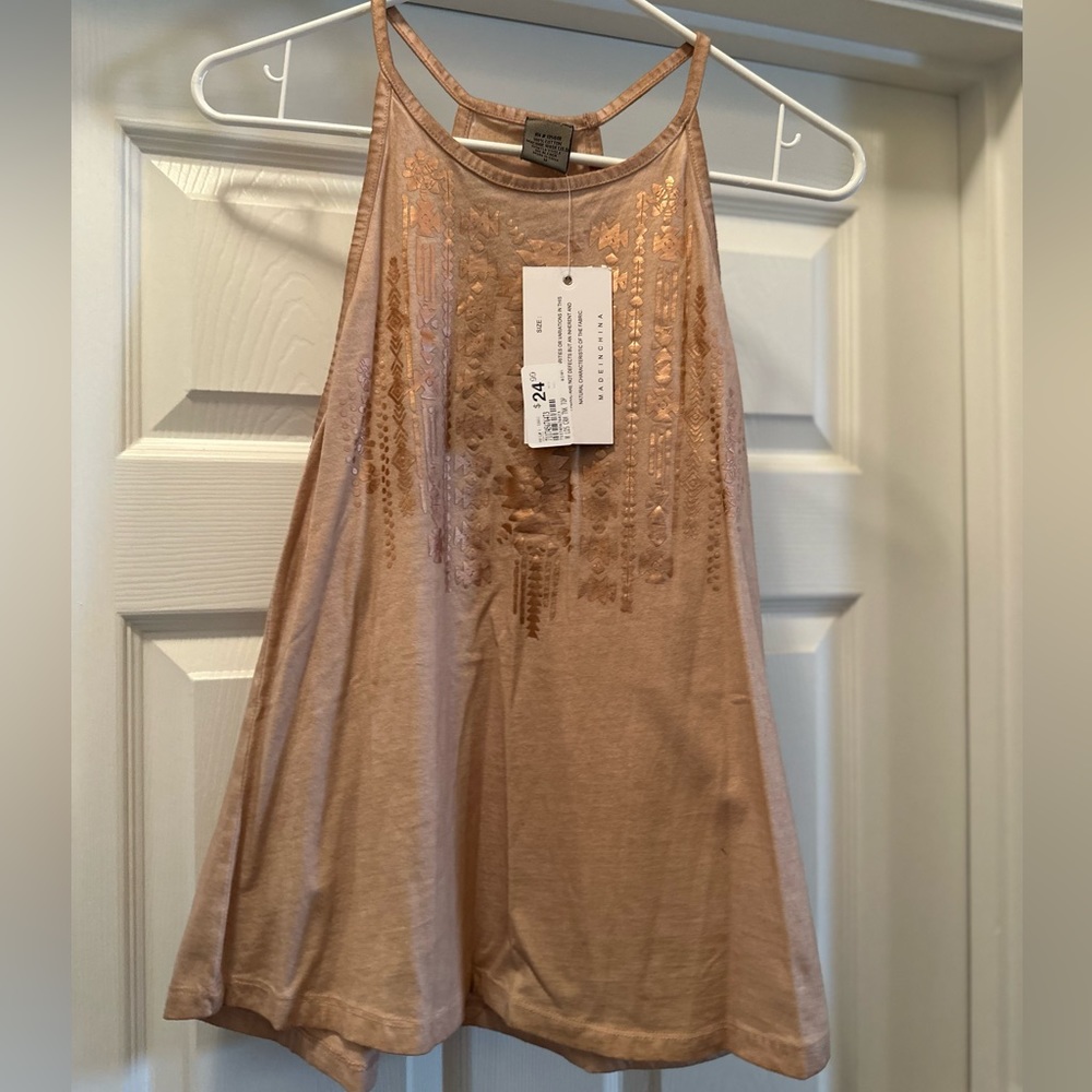 Western racer back tank